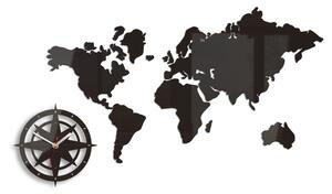 Modern falióra WORLD MAP WENGE HMCNH051-wenge