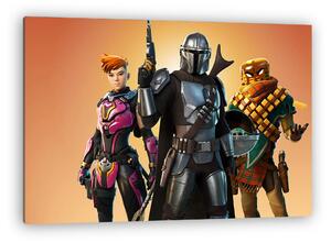 Fortnite – The Mandalorian (6:4) + logo (vászonkép)
