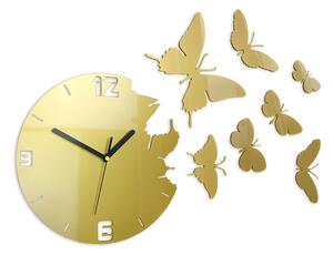 Modern falióra PILLANGÓK GOLD HMCNH003-gold