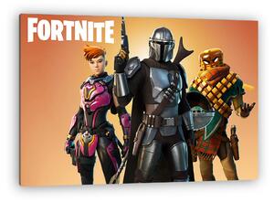 Fortnite – The Mandalorian (6:4) + logo (vászonkép)