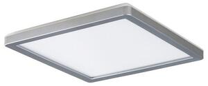 LED lámpatest , mennyezeti , backlight effect , 15W , természetes fehér , négyzet , ezüst , IP44 , Rábalux , LAMBERT