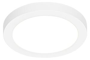 6 darabos süllyesztett vagy felületre szerelhető spotlámpa szett fehér 18 cm LED-del, 3 lépéses Dim to Warm funkcióval - Trans