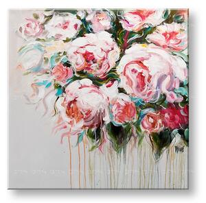 Festett falikép FLOWERS 1 rész CWF1671WE1 - 70x70 cm