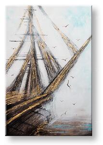 Festett falfestmény ABSTRAKT 1 rész CWF1099WE1 - 60x90 cm - 60x90 cm