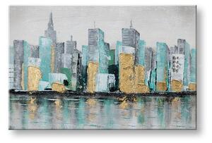 Festett falfestmény CITY 1 rész 90x60 cm CFAZH6545E1