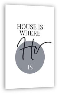 House is where he is - páros kép - 2. (vászonkép)