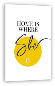 Home is where she is - páros kép - 1. (vászonkép)