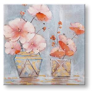 Festett falikép FLOWERS IN A VASE 1-részes 60x60 cm CWF1863WE1