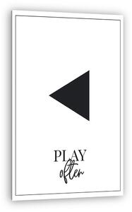 Play - Pause - Stop sorozat - Play often (vászonkép)