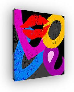 Love - Pop Art stílus (vászonkép)