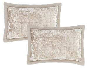 Bársony párnahuzat szett 2 db-os 50x75 cm Crushed Velvet – Catherine Lansfield