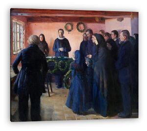 Anna Ancher: Temetés (vászonkép)