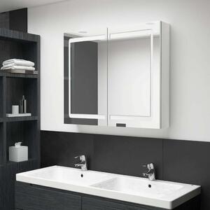 VidaXL LED-es Tükrös Szekrény - 80x68 cm