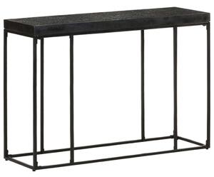 VidaXL Fekete Tálalóasztal - Akácfa/Mangófa - 110x35x76 cm