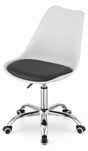Fehér-fekete irodai szék PANSY