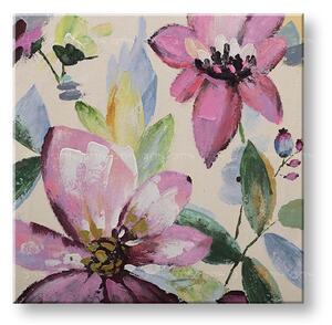Festett falikép FLOWERS 1 rész CFAZH5769C6E1 - 60x60 cm - 60x60 cm
