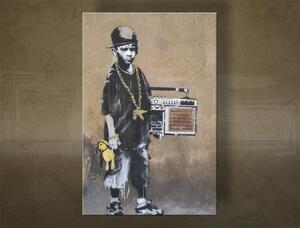 A kép vásznon 1 db Street ART - Banksy