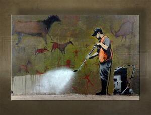 A kép vásznon 1 db Street ART - Banksy