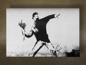 A kép vásznon 1 db Street ART - Banksy