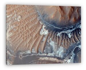 Fotóművészek: Noctis Labyrinthus. MARS (colorized) (vászonkép)