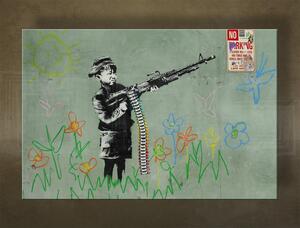 A kép vásznon 1 db Street ART - Banksy