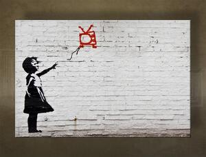 A kép vásznon 1 db Street ART - Banksy