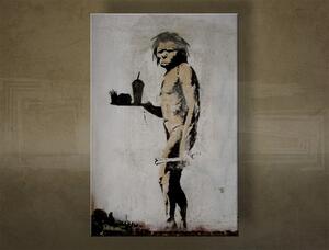 A kép vásznon 1 db Street ART - Banksy