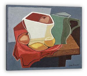 Juan Gris: Absztrakt csendélet gyümölcsökkel (vászonkép)