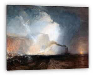 William Turner: A Fingal-barlang (színverzió 1) (vászonkép)