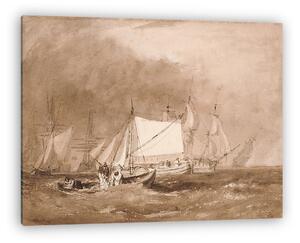 William Turner: Halászhajók (vászonkép)