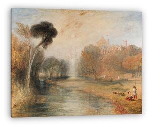 William Turner: A Rosenau kastély Coburgban (vászonkép)