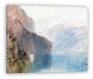 William Turner: Tell kápolna, a Lucerne tónál (színverzió 1) (vászonkép)