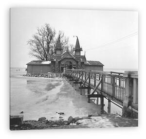 Sziget-strand, Keszthely (1958) (vászonkép)