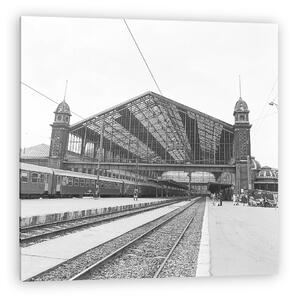 FORTEPAN: A Nyugati pályaudvar csarnoka (1976) (vászonkép)