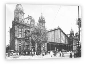 FORTEPAN: Nyugati pályaudvar (1953) (vászonkép)