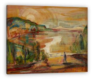 Egry József: Tájkép, Badacsony (c.1930) (vászonkép)