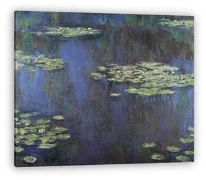 Claude Monet: Virágzó tavirózsák (vászonkép)