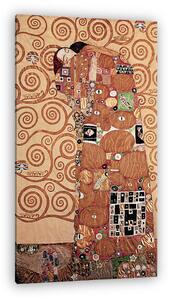 Gustav Klimt: Ölelés (színverzió 2) (vászonkép)