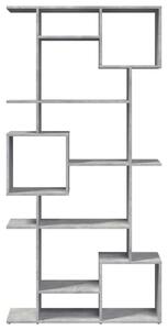 VidaXL Modern Polcrendszer - 9 Rekesz - Betonszürke - 92x29x188cm