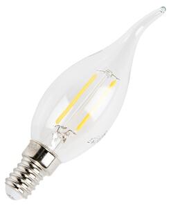 5 db E14-es szabályozható LED szálizzós gyertyalámpa 250lm 2700K készlet