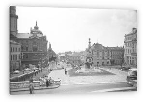 FORTEPAN: Pécs, Széchenyi tér (1963) (vászonkép)