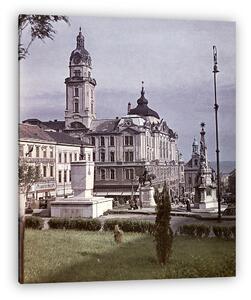 FORTEPAN: Pécs, Városháza (1957) (vászonkép)