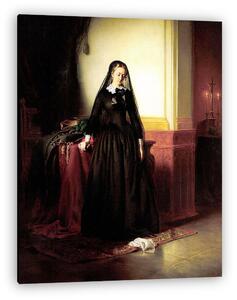 Borsos József: Az özvegy (1853) (vászonkép)