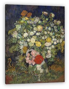 Vincent Van Gogh: Virgcsokor vázában (vászonkép)
