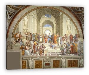 Raffaello (Raphael): Az athéni iskola (1509) (vászonkép)