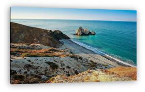 Mediterrán tengerpart (Ciprus) (vászonkép)