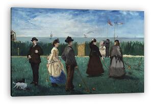 Edouard Manet: Krokett Boulognenál (vászonkép)