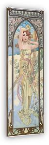Alfons Mucha: A nap fénypontja (Napszakok részlet, színverzió) (vászonkép)