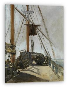 Edouard Manet: Hajófedélzet (vászonkép)