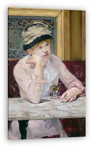 Edouard Manet: Szilva likőr (vászonkép)
